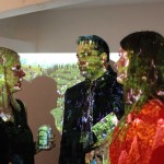 Private view, with Laura Dekker's interactive installation. Photo by Armen Kay.
