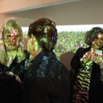 Private view, with Laura Dekker's installation. Photo by Armen Kay.