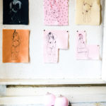 Installation in the kitchen by Ute Kirkwood; photo by Richard Kaby