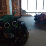 Performing robot installation, Laura Dekker